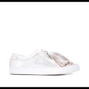 Loffler Randall silver sneakers